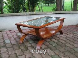 Table basse de Salon rectangulaire Moderniste style Art déco 50/70s Italie