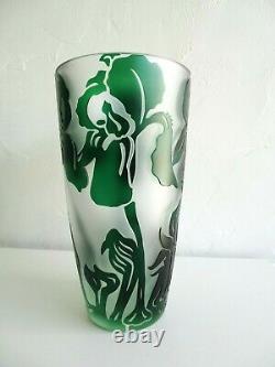 Vase Val Saint Lambert Style Art Nouveau Jacqueline Simon