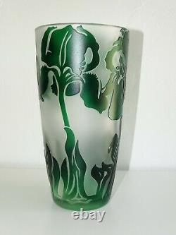 Vase Val Saint Lambert Style Art Nouveau Jacqueline Simon